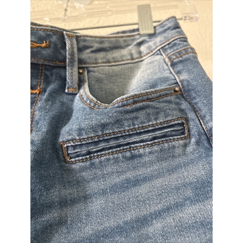 Driftwood Charlee High Rise Crop Wide Leg Jeans Size 27 Boho Buttonfly Womens - Picture 6 of 14